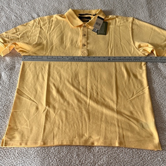 Greg Norman Collection Playdry Sunny Yellow Polo Shirt Xl New - Picture 5 of 8